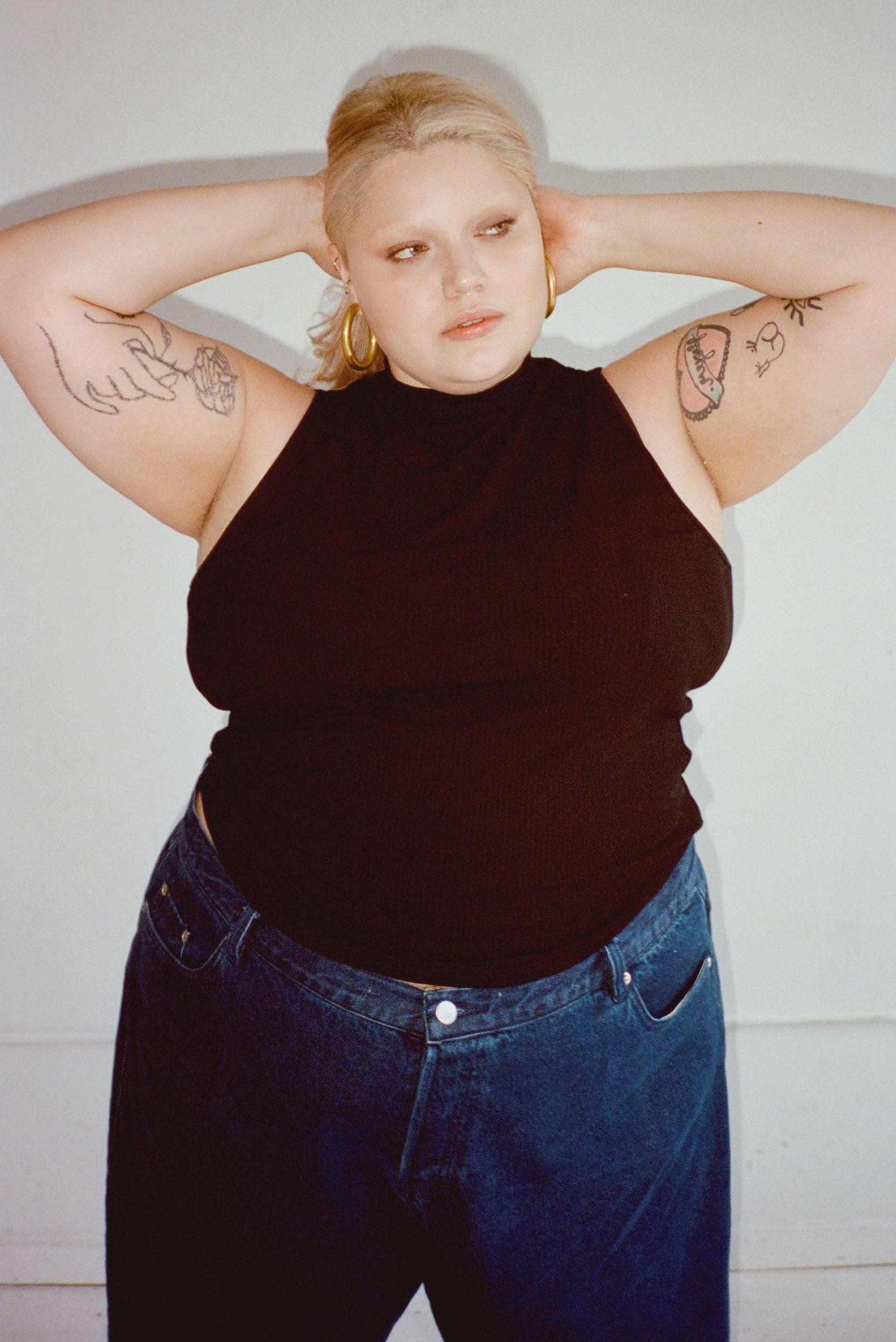 Jessica Tank - Licorice Product Image