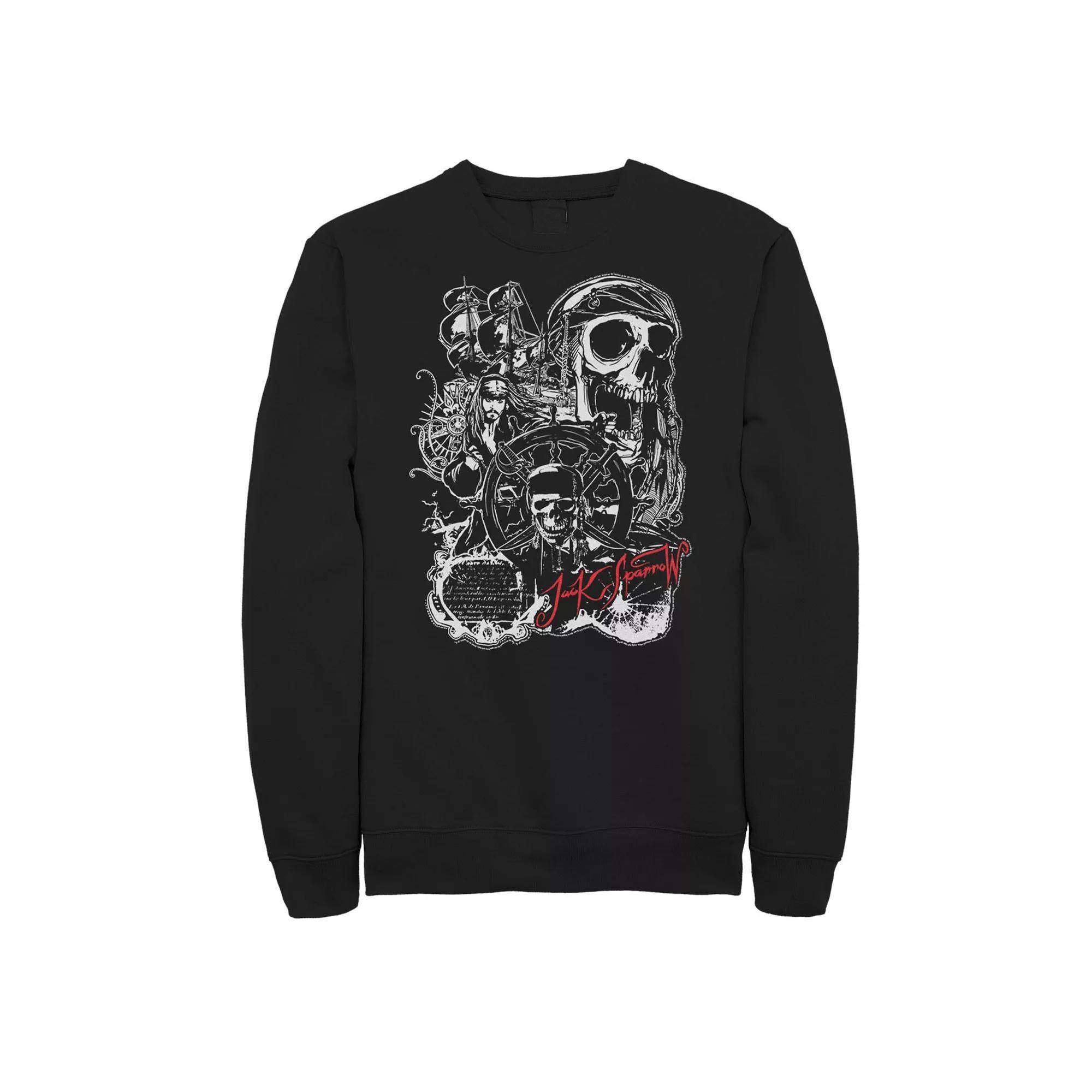 Men's Star Wars The Mandalorian The Child Portrait Graphic Fleece Sweatshirt, Size: Large, Blue Product Image