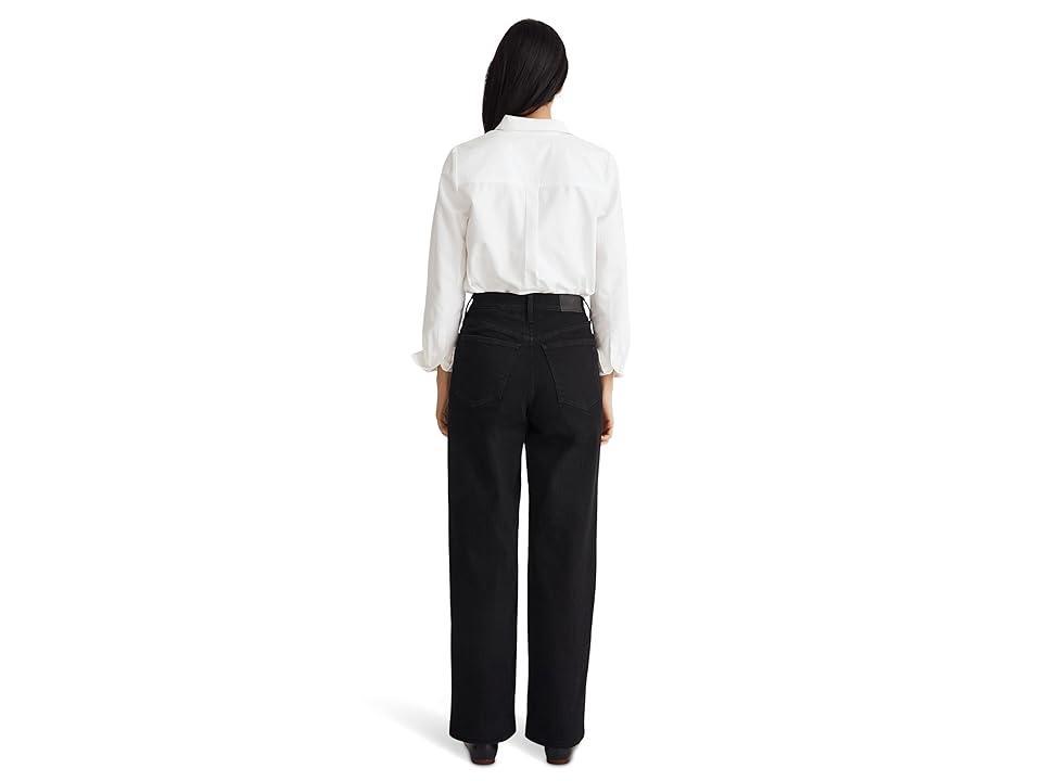 Madewell The Perfect Vintage Wide-Leg Jean Rinse Wash (Black Rinse Wash) Women's Jeans Product Image