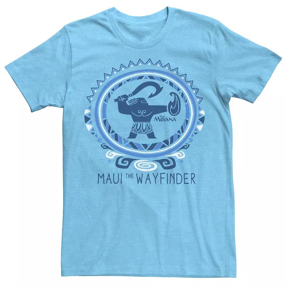 Disney's Moana Maui Men's The Wayfinder Tee, Size: Medium, Light Blue Product Image
