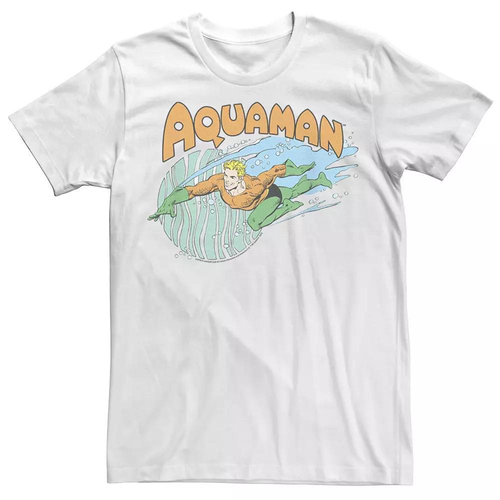 Juniors' Justice League Aqua Man Aqua Splash Tank Top, Girl's, Size: XL, Gray Grey Product Image