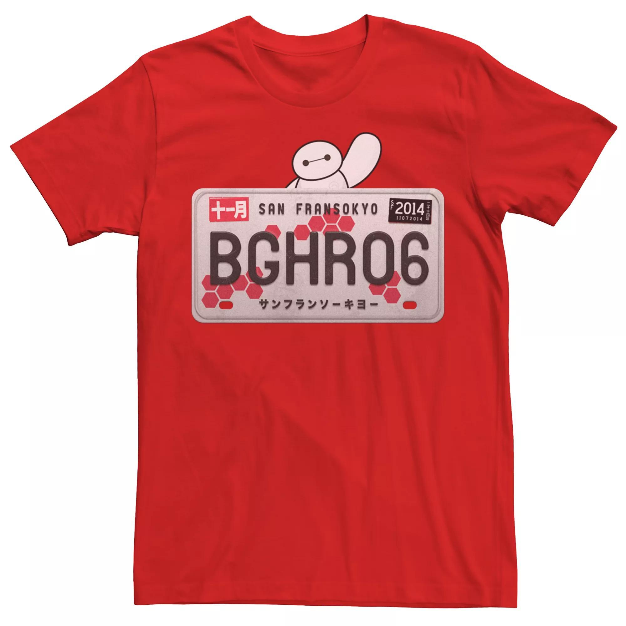 Mens Big Hero 6 San Fransokyo License Plate Tee Product Image
