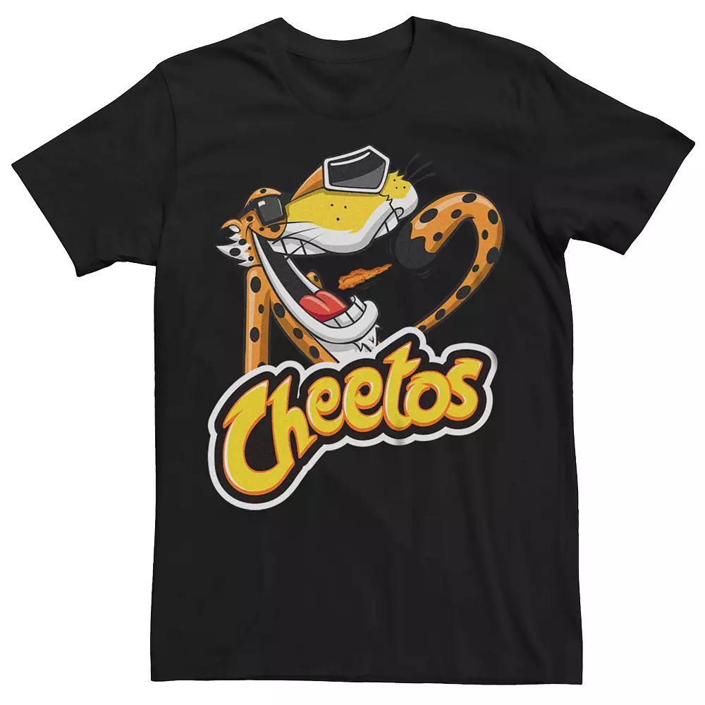 Men's Chester Cheetos Throwing Cheeto Tee, Size: Large, Black Product Image