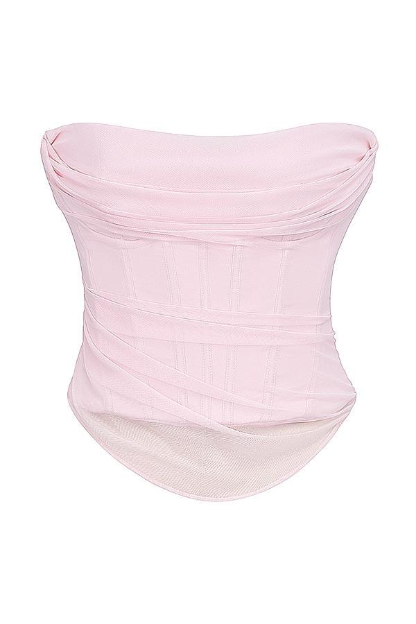 Georgie  ballerina pink strapless corset Product Image
