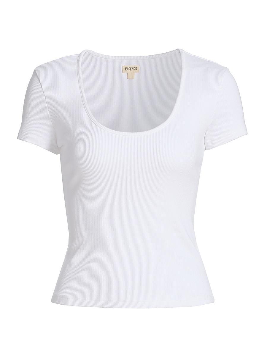 Womens Brynlee Scoopneck T-Shirt Product Image