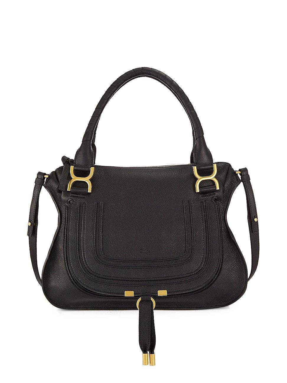 Chloe Marcie Medium Leather Satchel Product Image