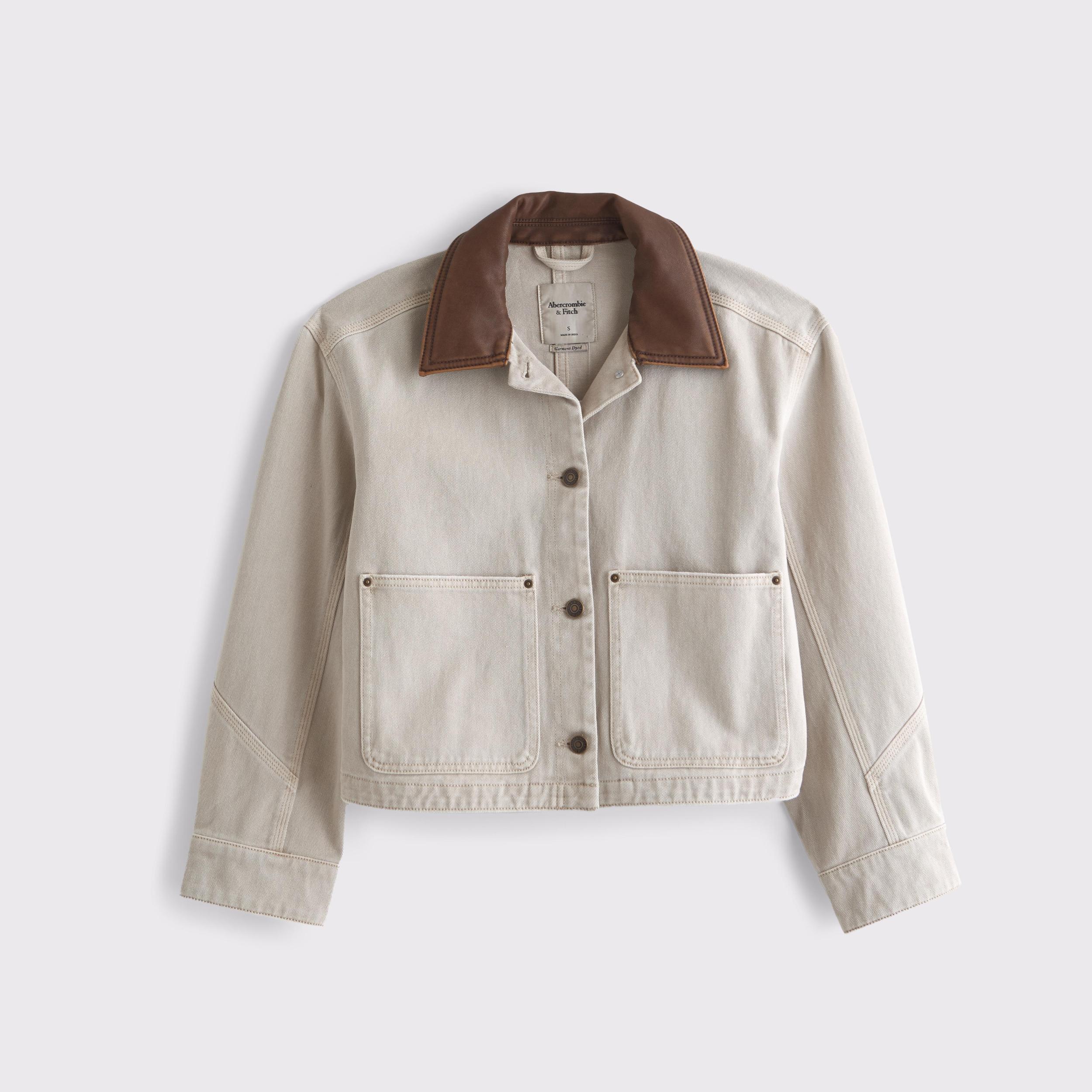 Short Twill Barn Jacket Product Image