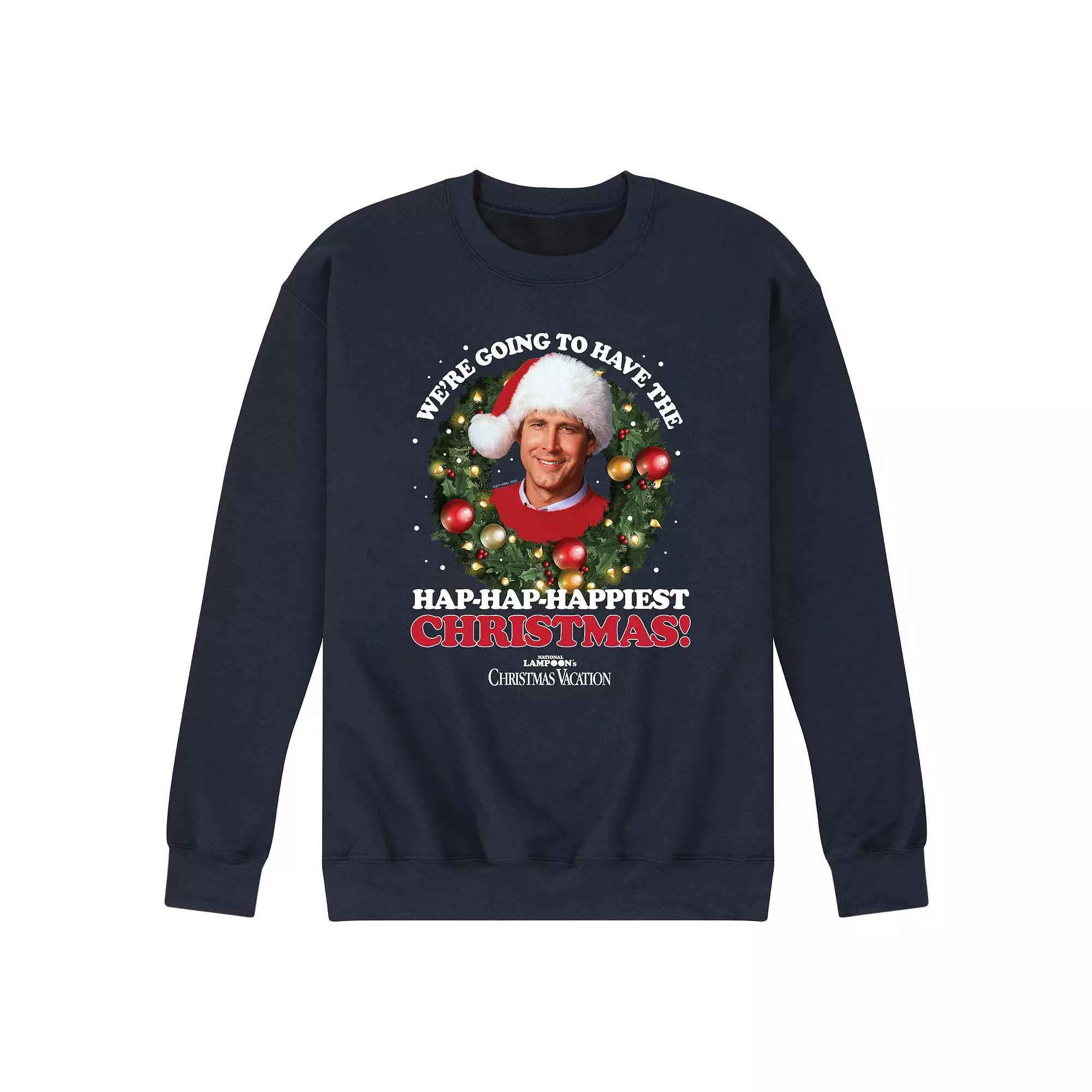 Men's Christmas Coffee Co Fleece Sweatshirt, Size: Medium, Black Product Image