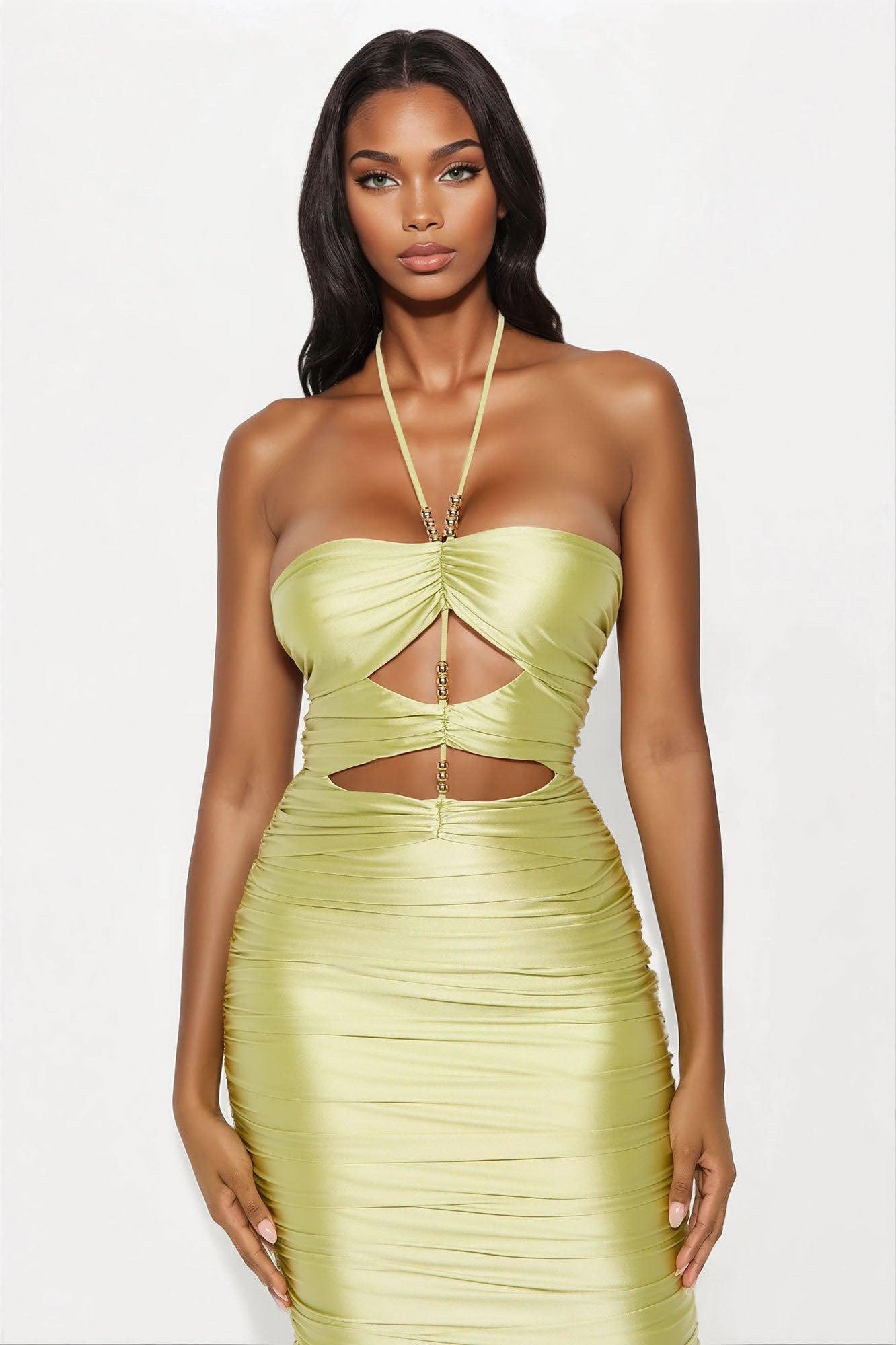 Vacation Romance Maxi Dress - Green Product Image