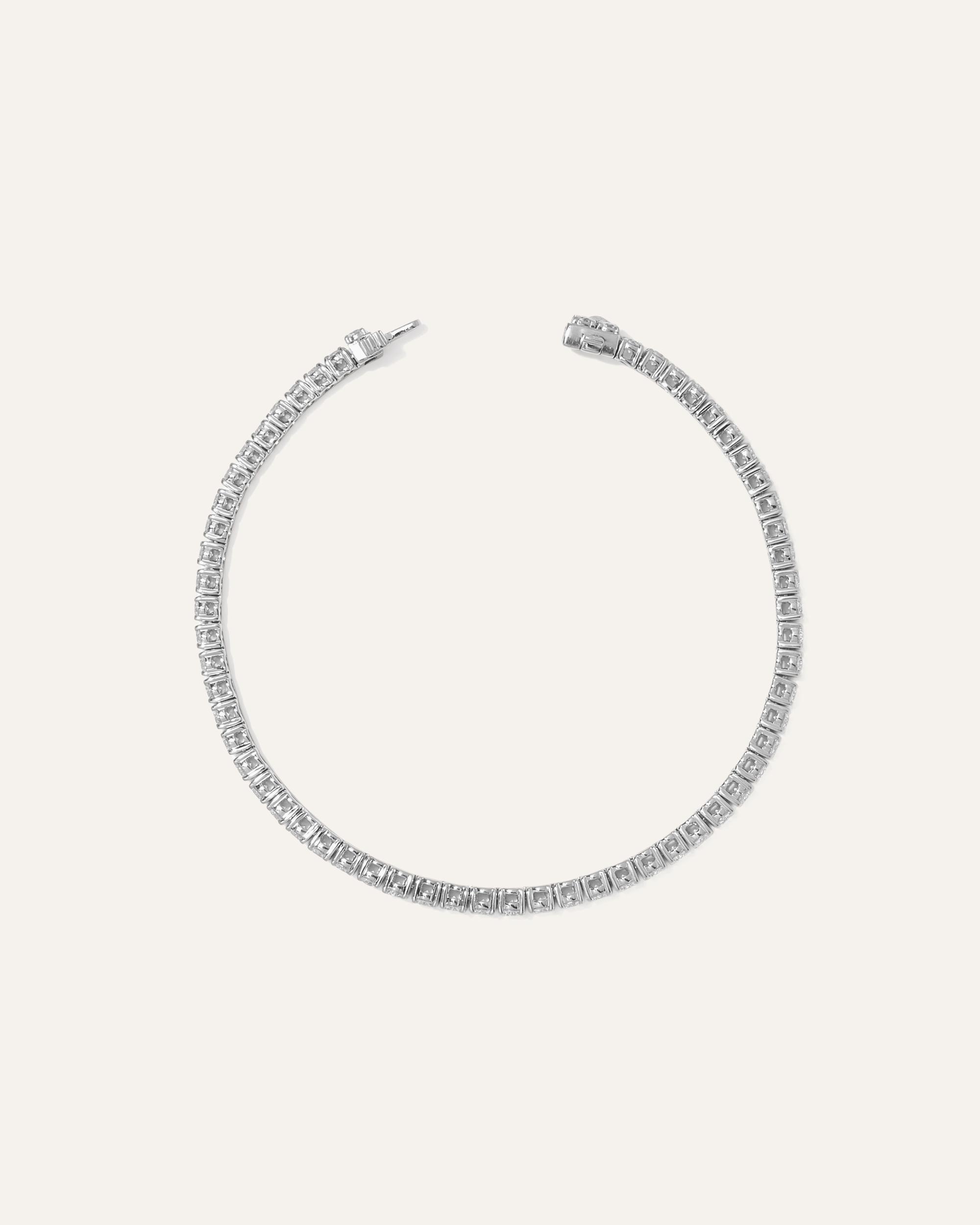 Quince | Women's 14K Gold Lab Grown Diamond Tennis Bracelet Product Image