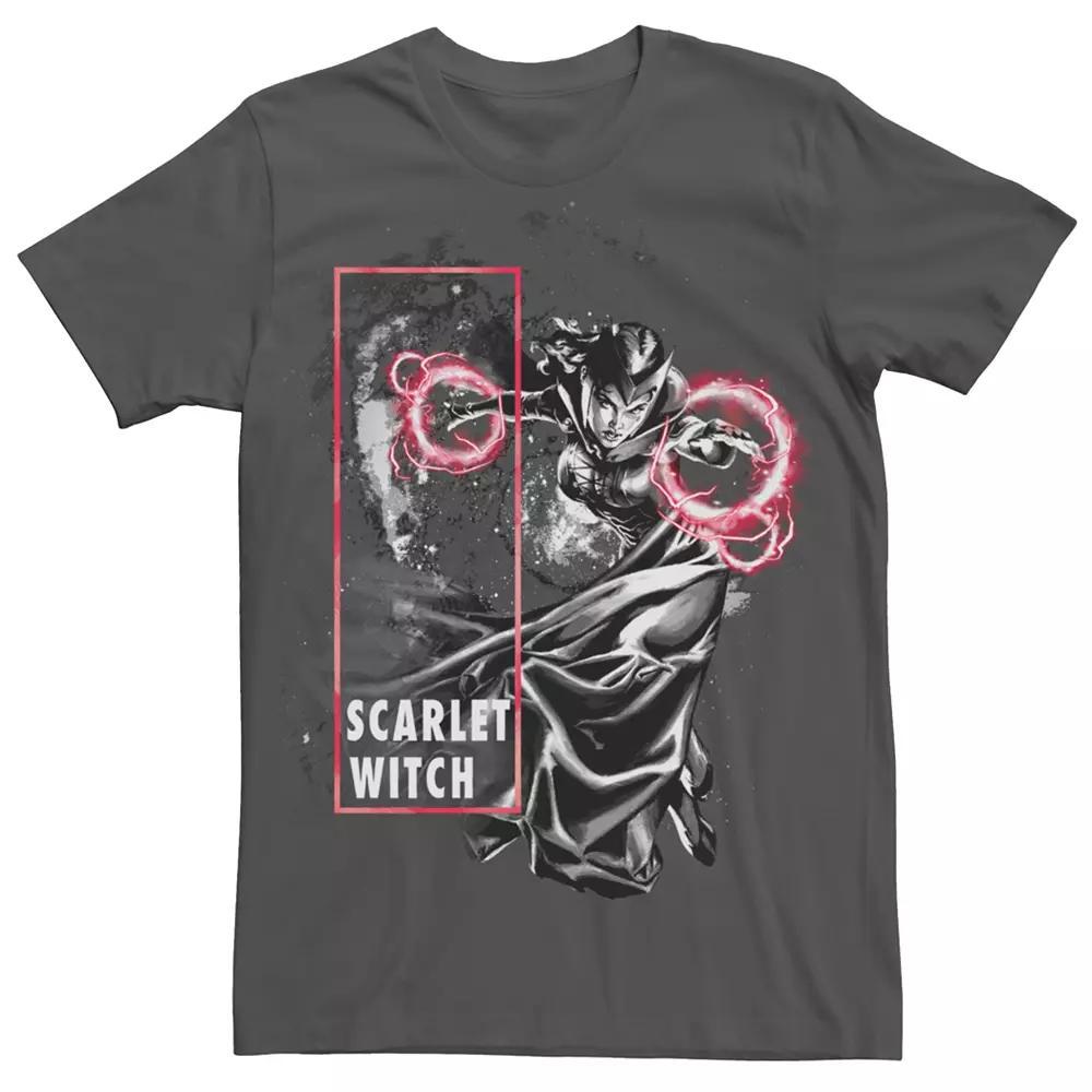 Men's Marvel Scarlet Witch Blast Graphic Tee, Size: Medium, Grey Product Image