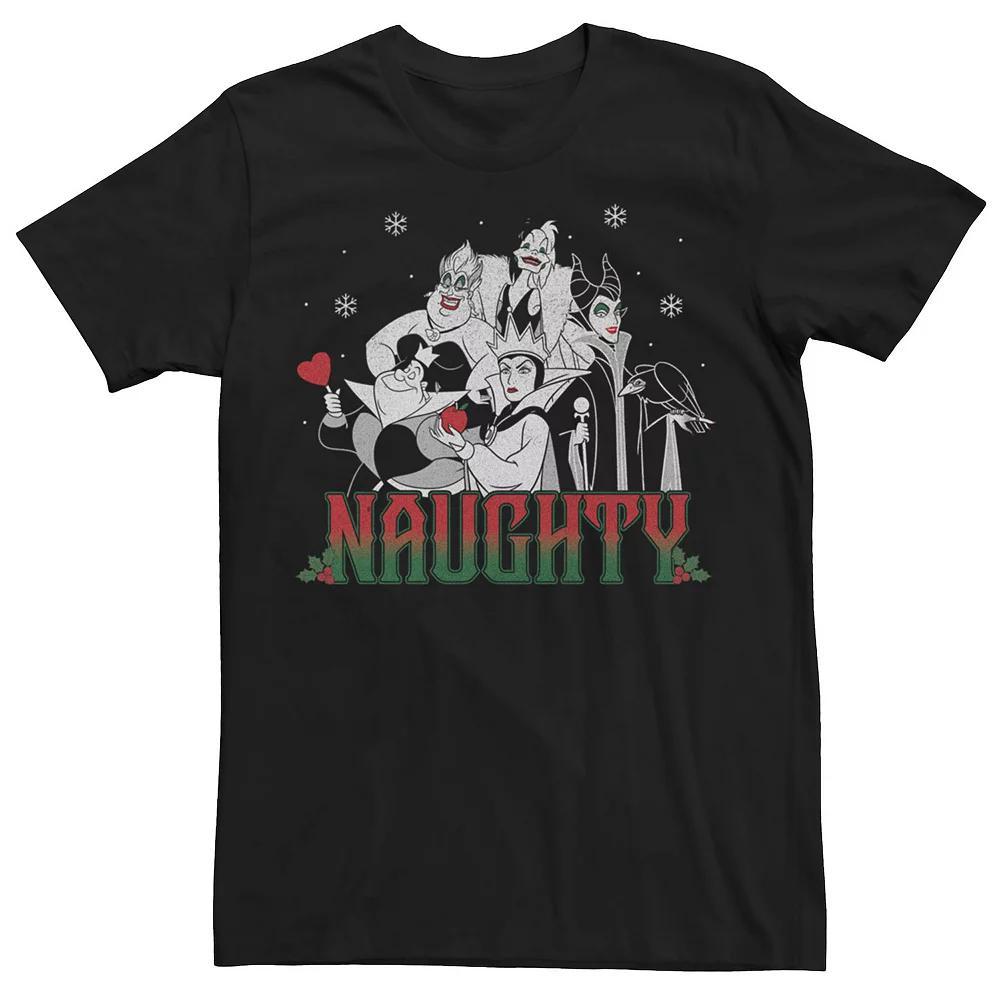 Disney's Villains Men's Villain Ladies Group Tee, Size: Large, Black Product Image