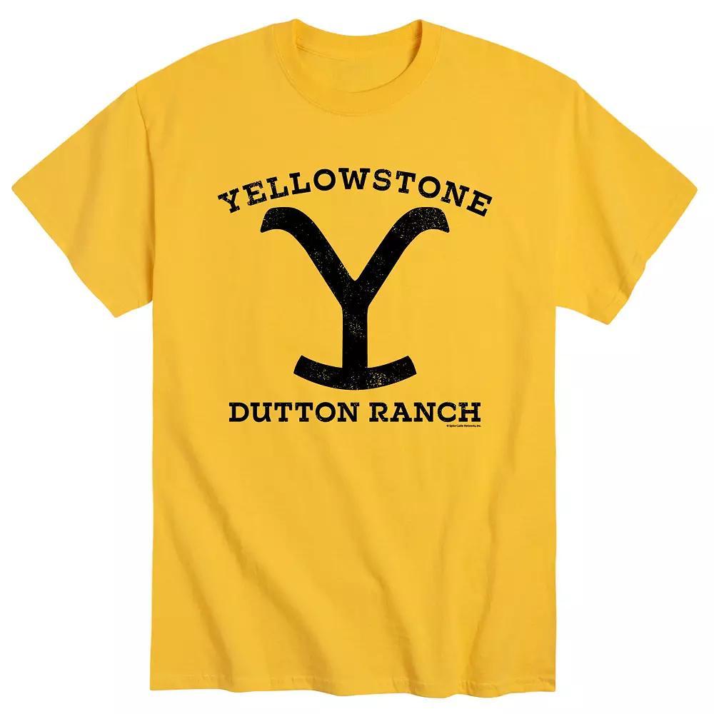 Big & Tall Yellowstone Stone Dutton Tee, Mens Product Image