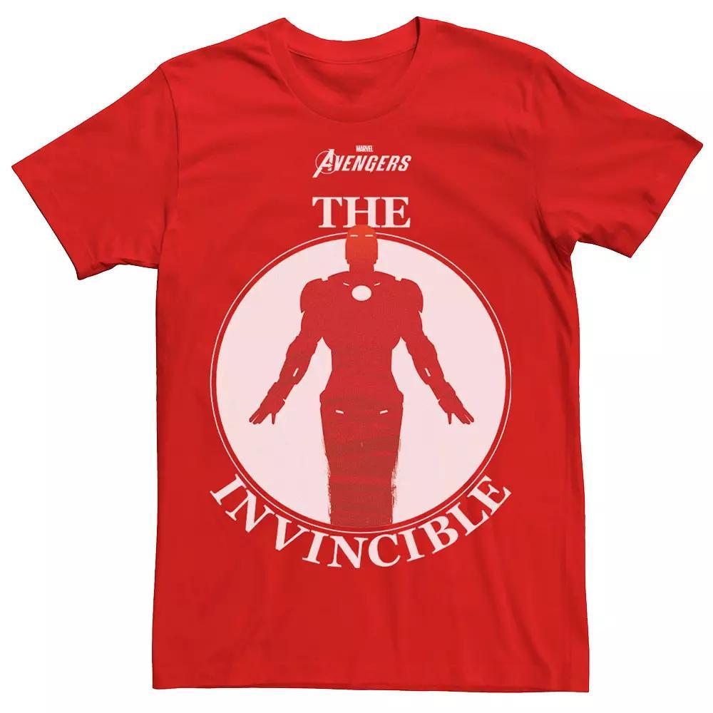 Men's Marvel Avengers Iron Man The Invincible Tee, Size: 3XL, Red Product Image