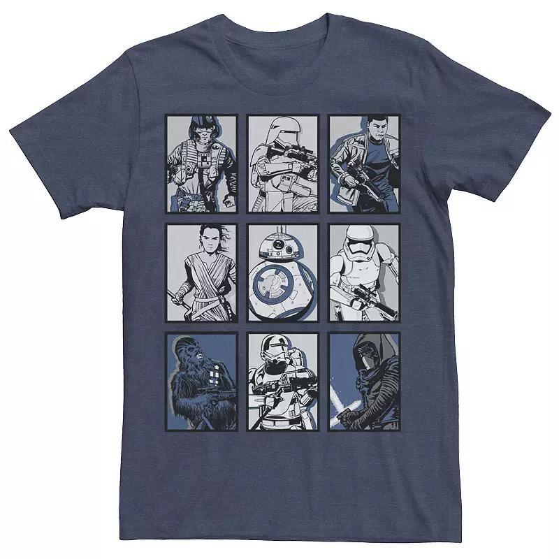 Men's Star Wars Force Awakens Pop Art Poster Graphic Tee, Size: 3XL, Royal Product Image