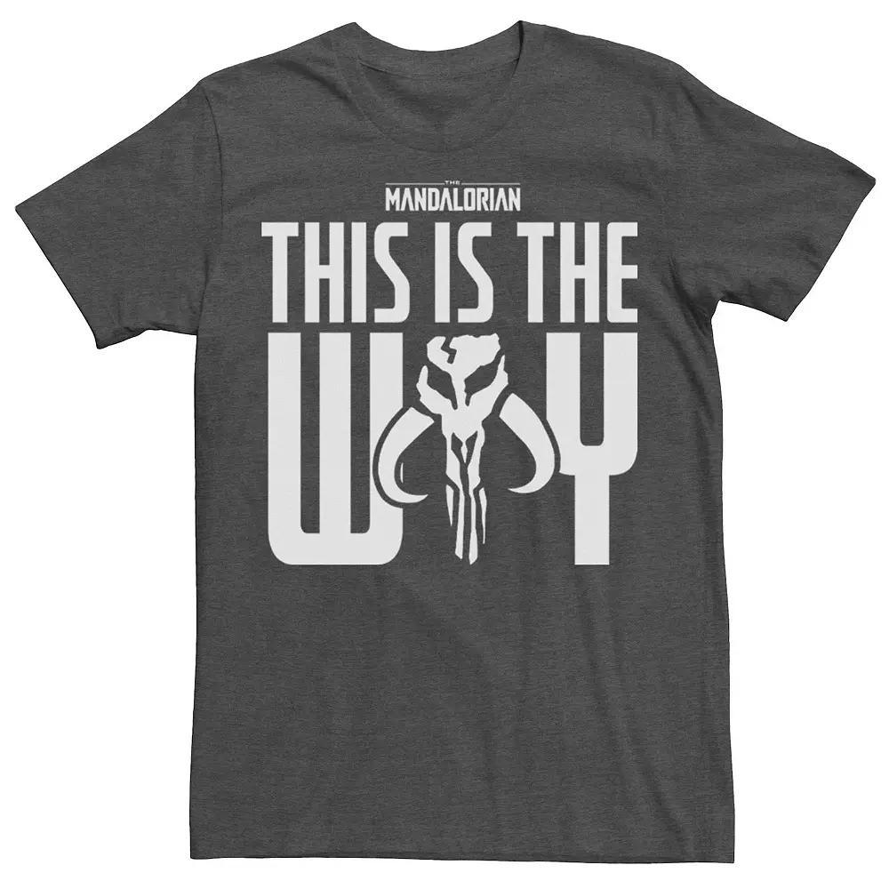 Men's Star Wars The Mandalorian This Is The Way Mythosaur Block Tee, Size: XXL, Black Product Image