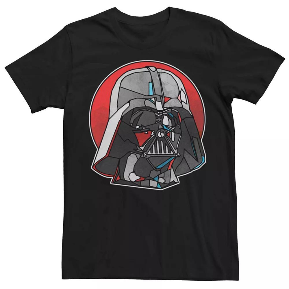Men's Star Wars Darth Vader Stained-Glass Tee, Size: XXL, Black Product Image