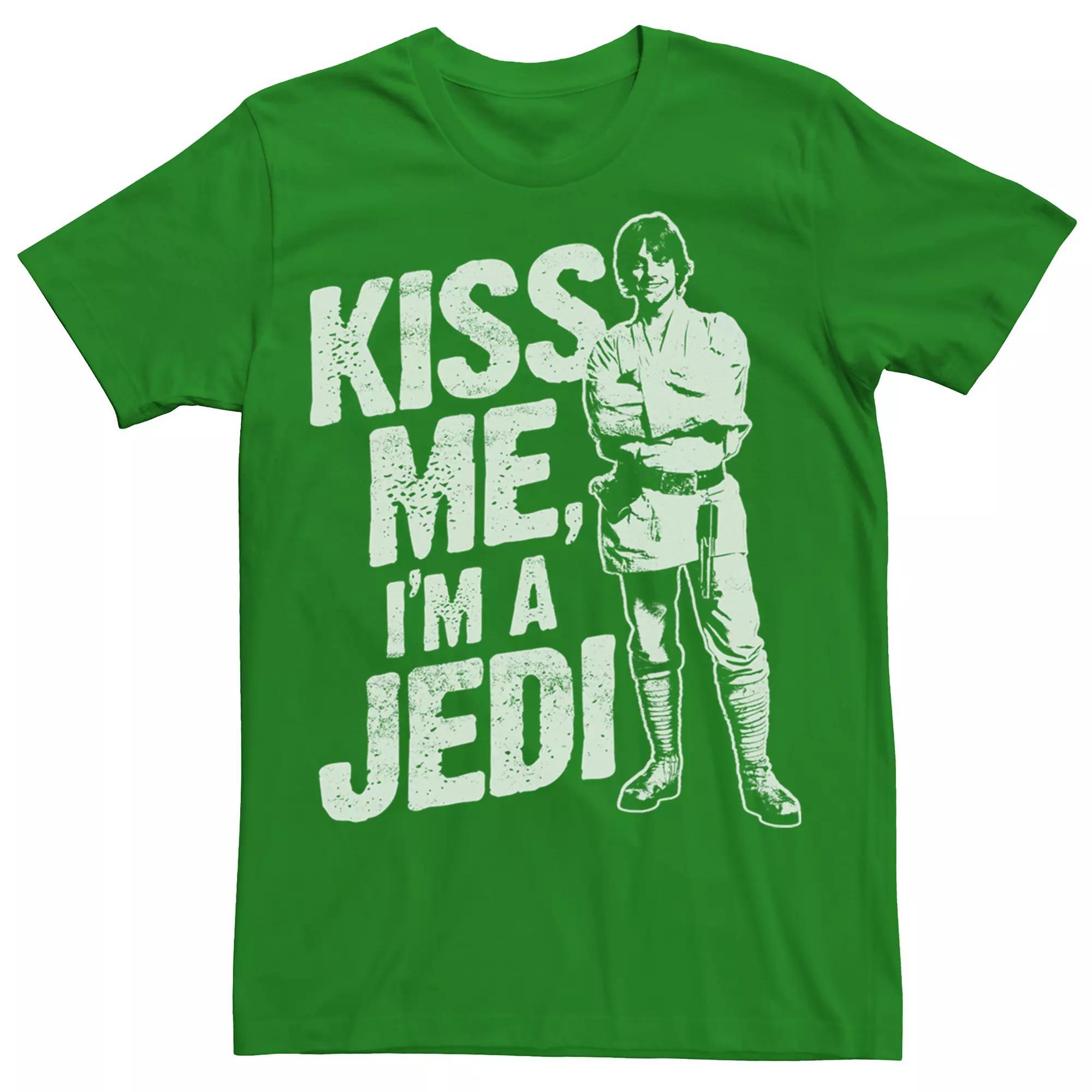 Men's Star Wars Kiss Me Tee, Size: Medium, Kelly Product Image