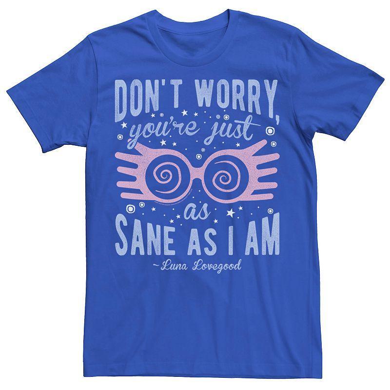 Men's Harry Potter Luna You're Just As Sane As I Am Graphic Tee, Size: Large, Black Product Image