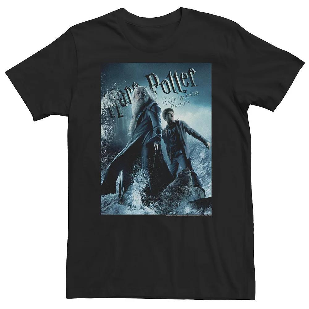 Big & Tall Harry Potter Half-Blood Prince Dumbledore And Harry Poster Tee, Men's, Size: 3XL, Black Product Image