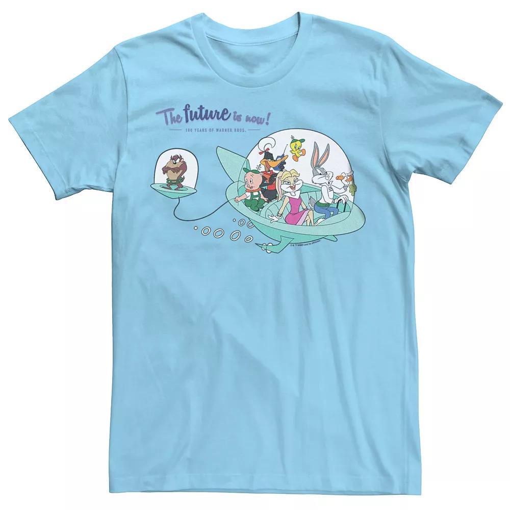 Men's Looney Tunes In The Jetsons Graphic Tee, Size: Medium, Light Blue Product Image