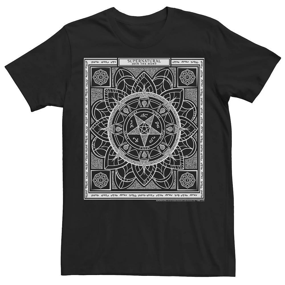 Men's Supernatural Join The Hunt Geometric Poster Tee, Size: XL, Black Product Image