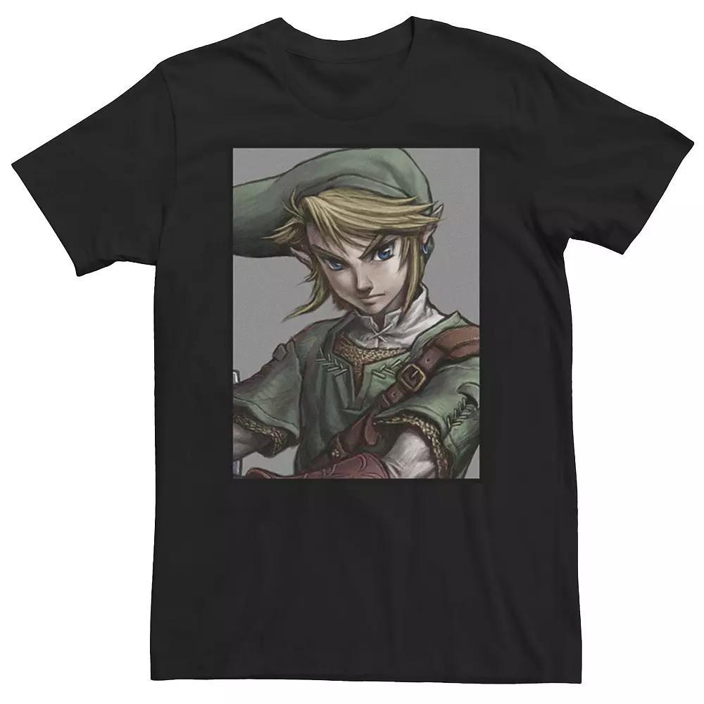 Men's Legend of Zelda Link Twilight Face Portrait Tee, Size: XL, Kelly Product Image