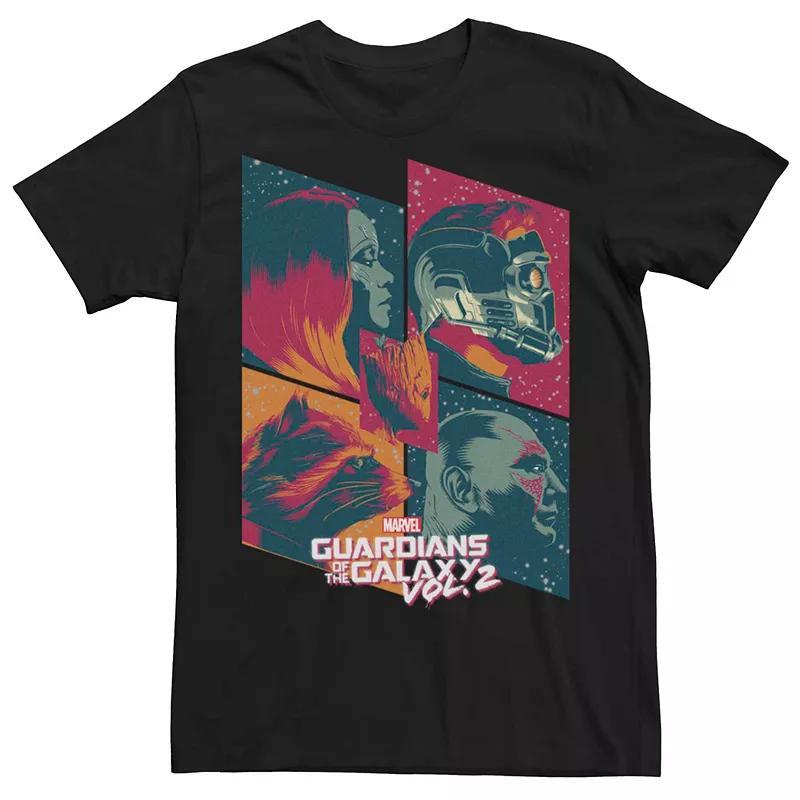 Men's Marvel "Guardians Of The Galaxy 2" Side View Boxes Tee, Size: Small, White Product Image