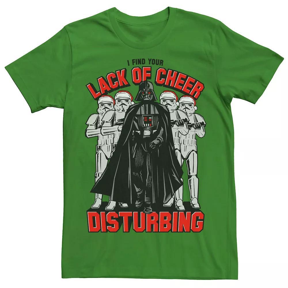 Men's Star Wars Darth Vader Lack Of Cheer Is Disturbing Tee, Size: 3XL, Kelly Product Image