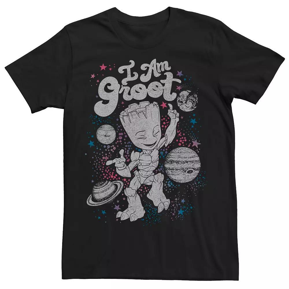 Men's Marvel Guardian Of The Galaxy Celestial Groot I Am Groot Tee, Size: Large, Black Product Image