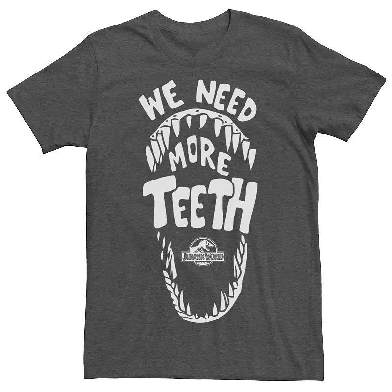 Men's Jurassic World We Need More th Graphic Tee, Size: Medium, Kelly Grey Product Image
