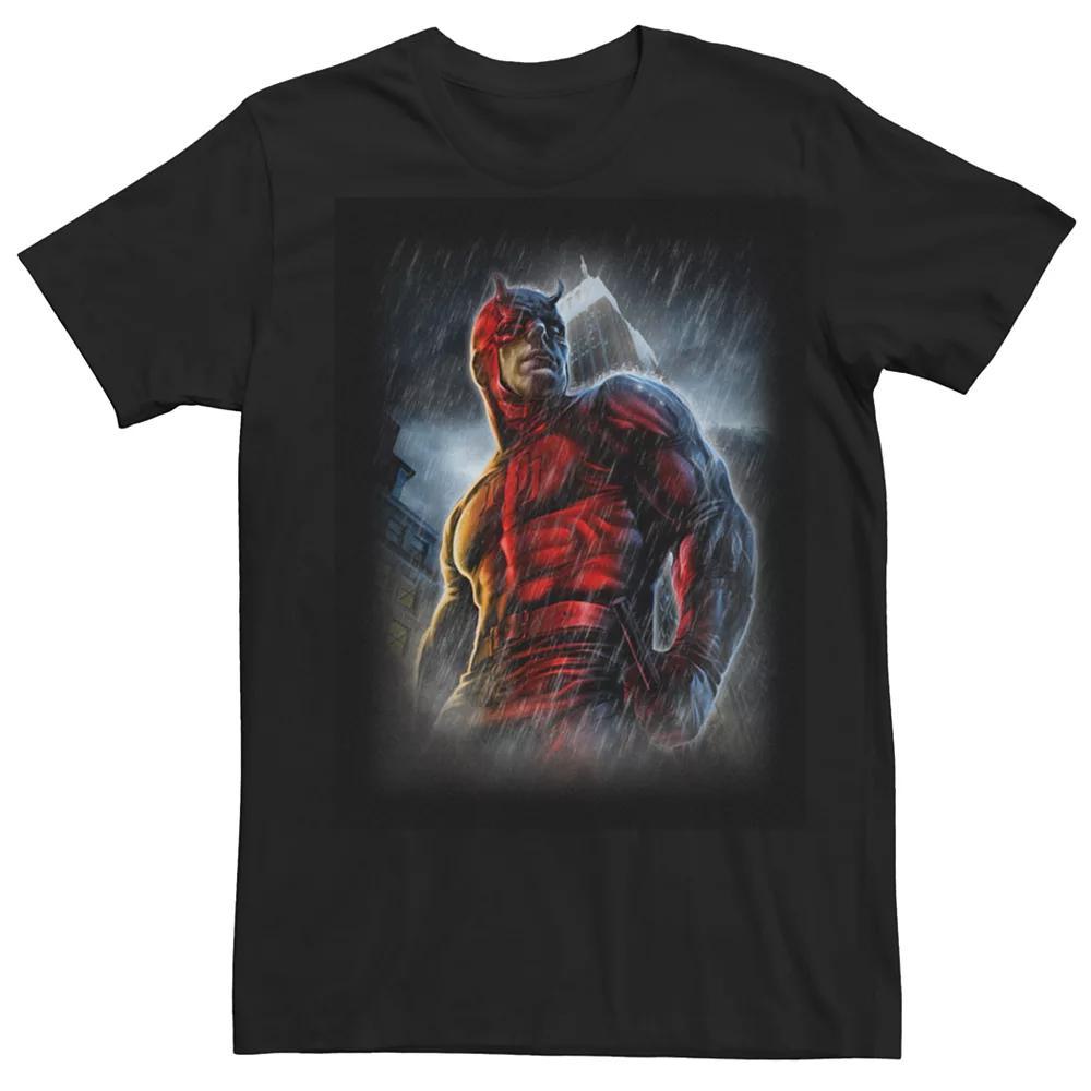 Men's Marvel Knights Present Daredevil Redemption Graphic Tee, Size: XL, Black Product Image