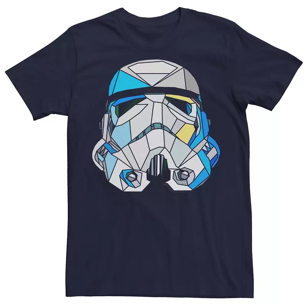 Men's Star Wars Stained Glass Style Stormtrooper Helmet Tee, Size: XXL, Black Product Image