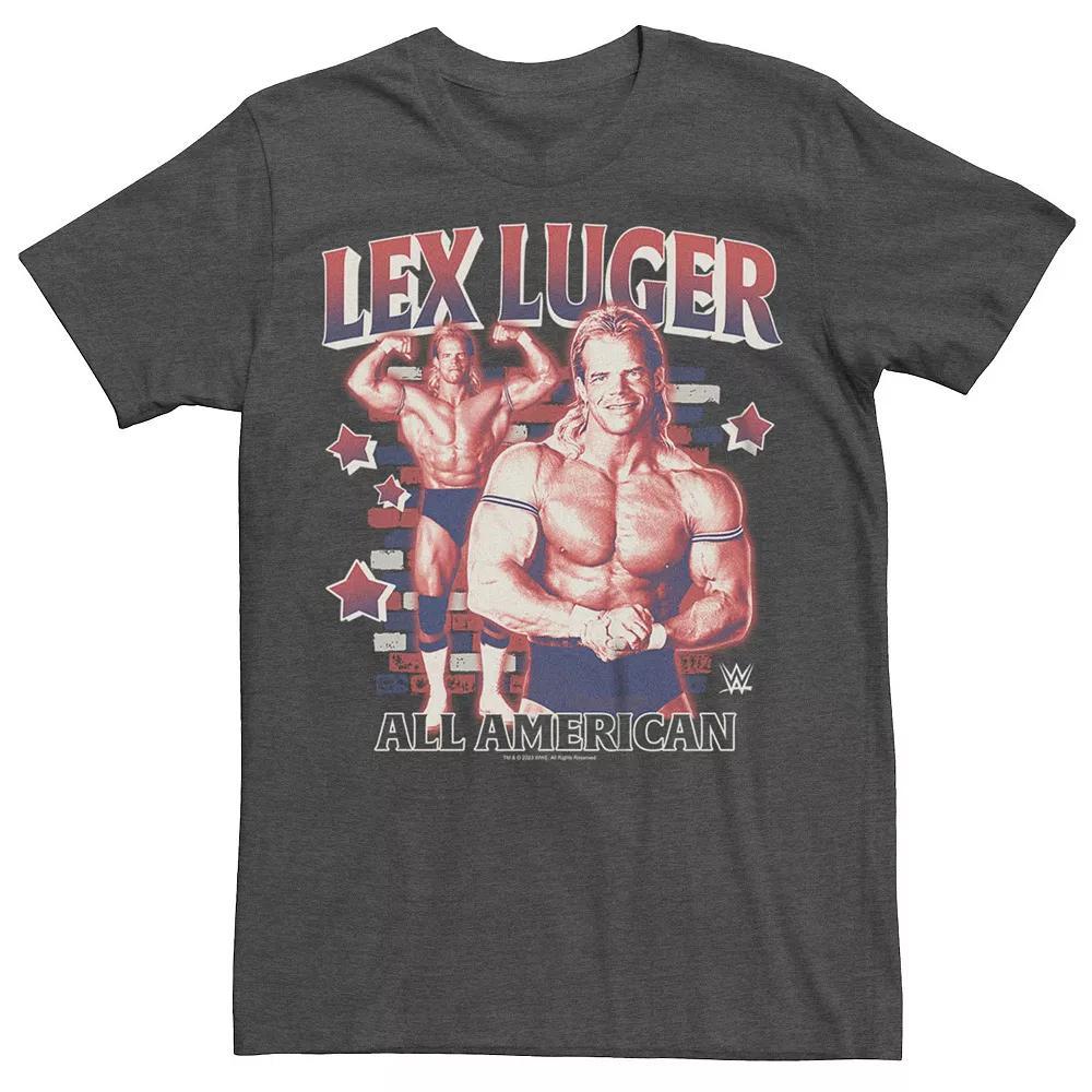 Men's WWE Lex Luger All American Graphic Tee, Size: Large, Grey Heather Product Image