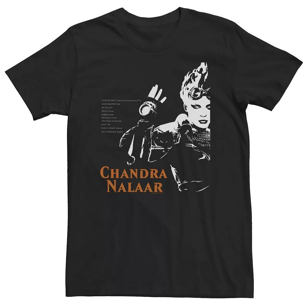 Big & Tall Magic: The Gathering Chandra Stats Tee, Men's, Size: 4XL, Black Product Image