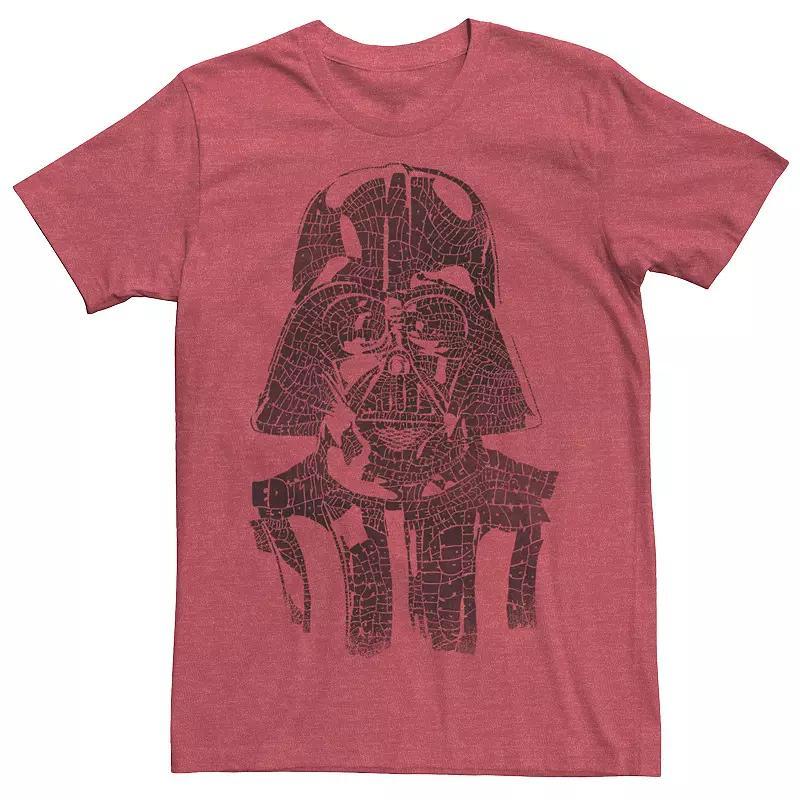 Men's Star Wars Texted Helmet Graphic Tee, Size: XXL, Red Product Image