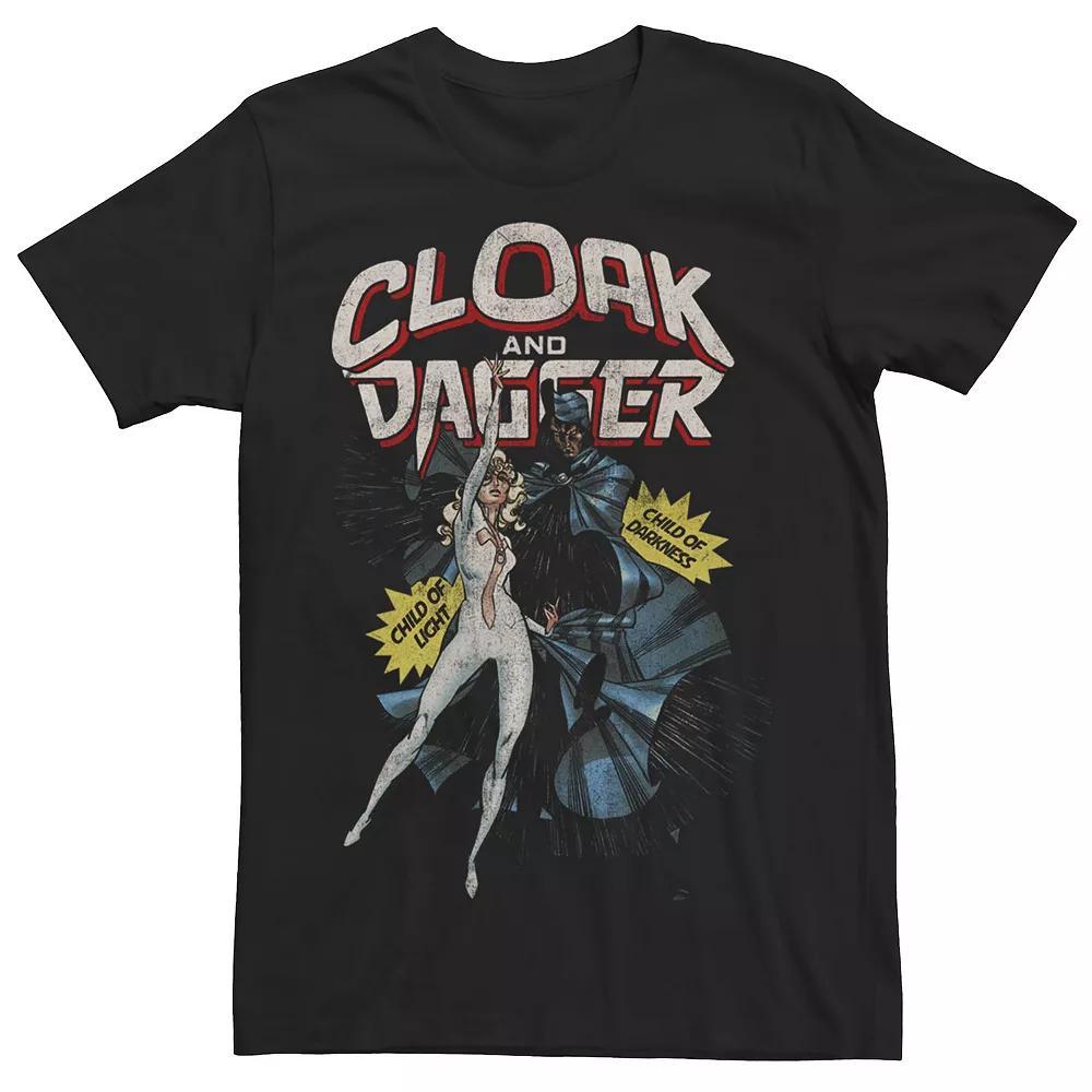 Men's Marvel Cloak & Dagger Child Of Darkness Graphic Tee, Size: XXL, Black Product Image