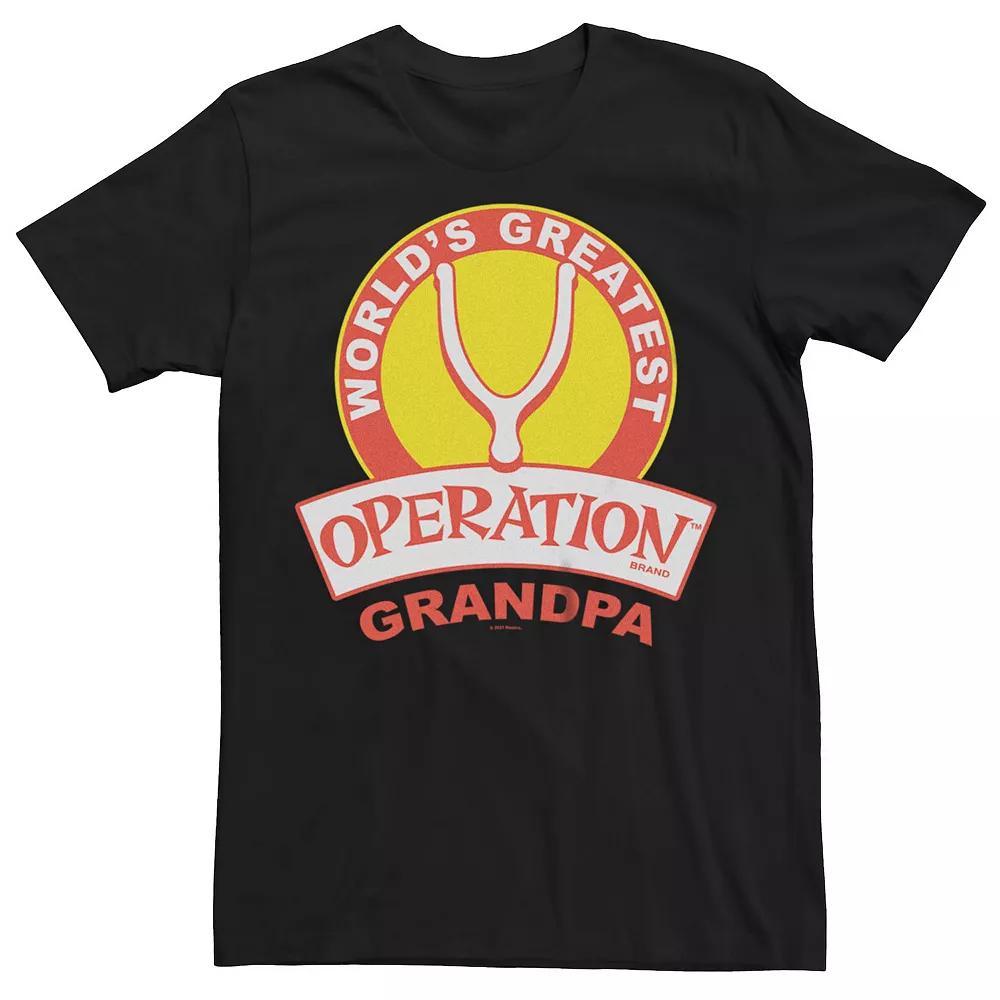 Men's Operation Game World's Greatest Grandpa Graphic Tee, Size: Large Tall, Black Product Image
