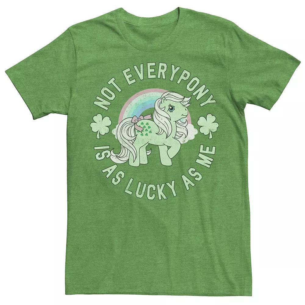 Men's My Little Pony Minty Not Every Pony Is As Lucky As Me Tee, Size: XL, Kelly Grey Product Image