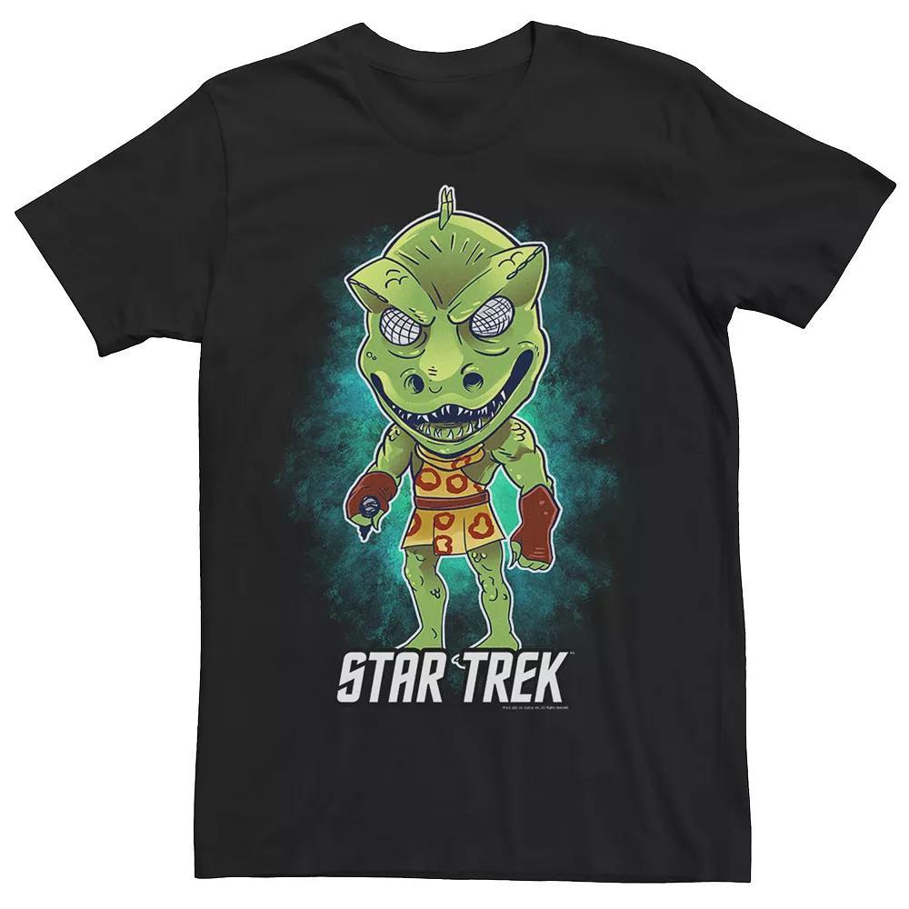 Men's Star Trek Original Series Gorn Posing Chibi Tee, Size: Medium, Black Product Image