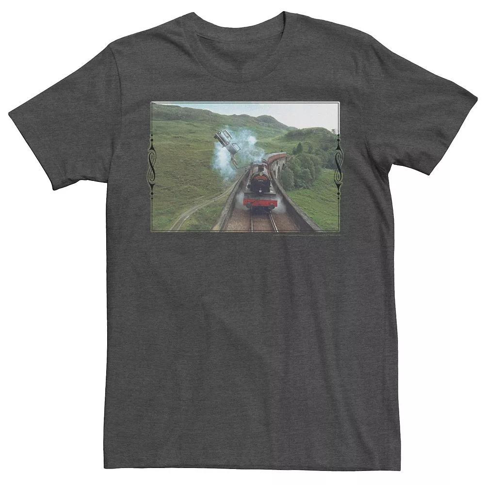 Men's Harry Potter Catching The Train Tee, Size: Large, Grey Heather Product Image