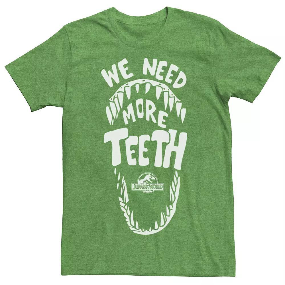 Men's Jurassic World We Need More th Graphic Tee, Size: Medium, Kelly Grey Product Image