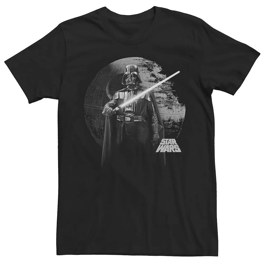 Men's Star Wars Darth Vader Death Star Portrait Tee, Size: XXL, Black Product Image