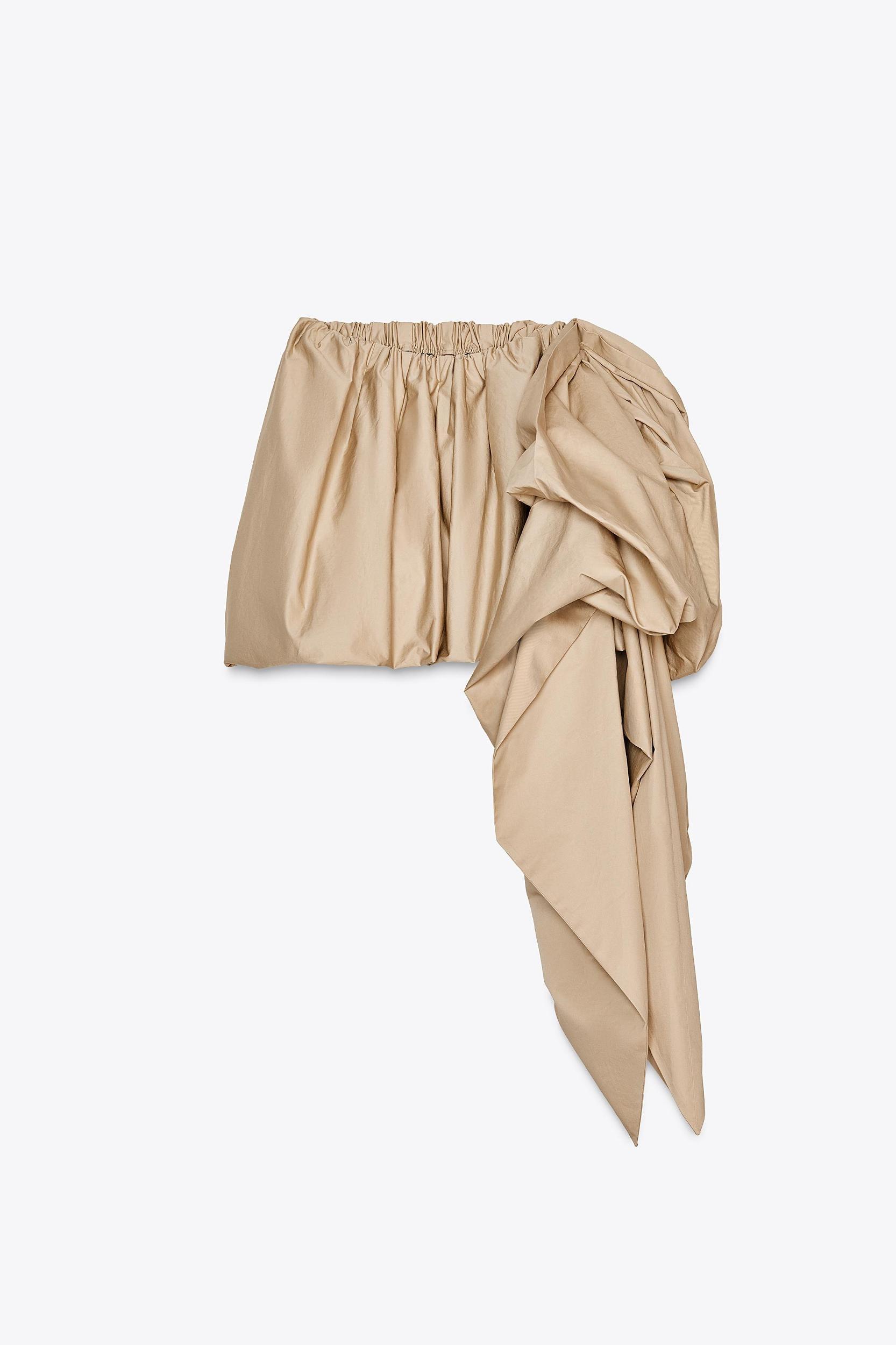 ZW COLLECTION MINI BALLOON SKIRT WITH BOW Product Image