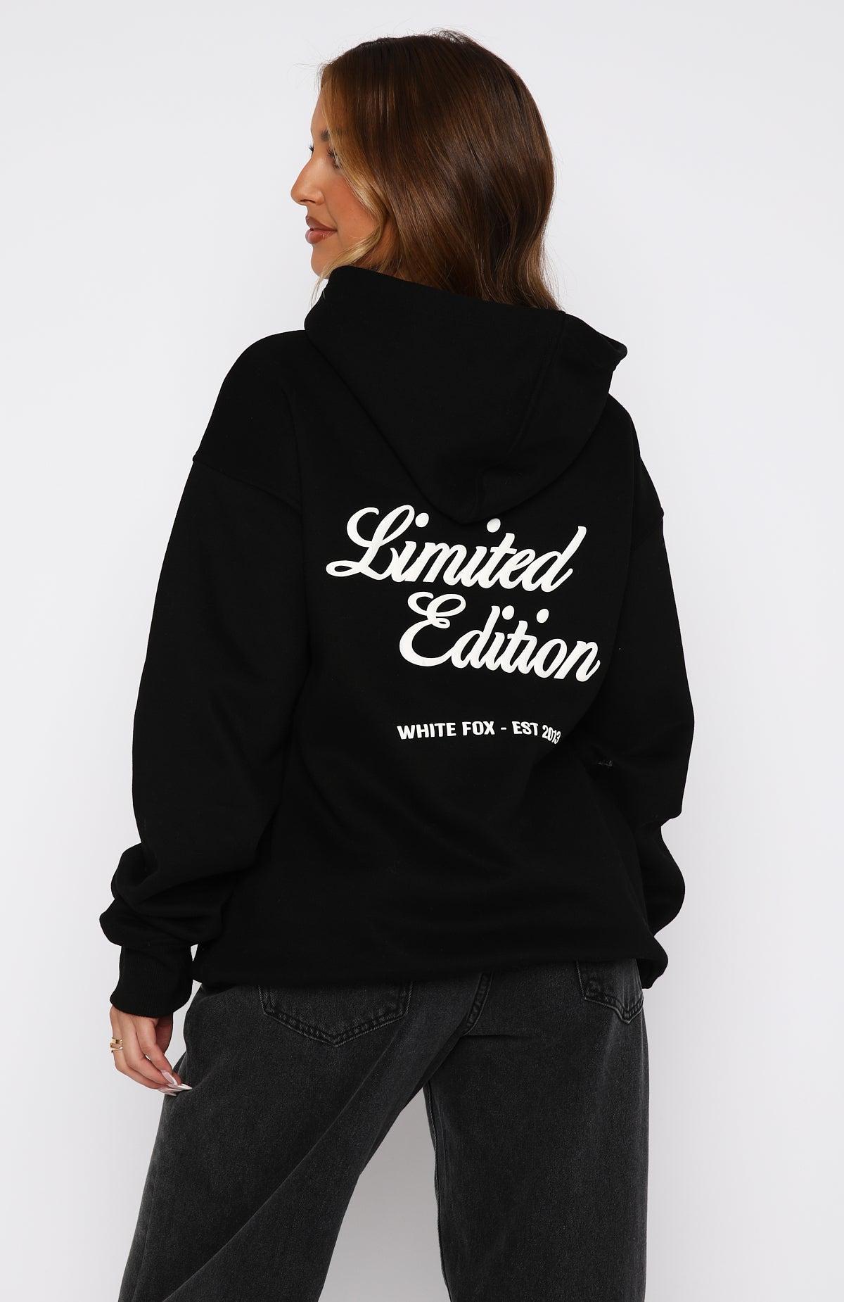 Never Be Alone Oversized Hoodie Black Product Image
