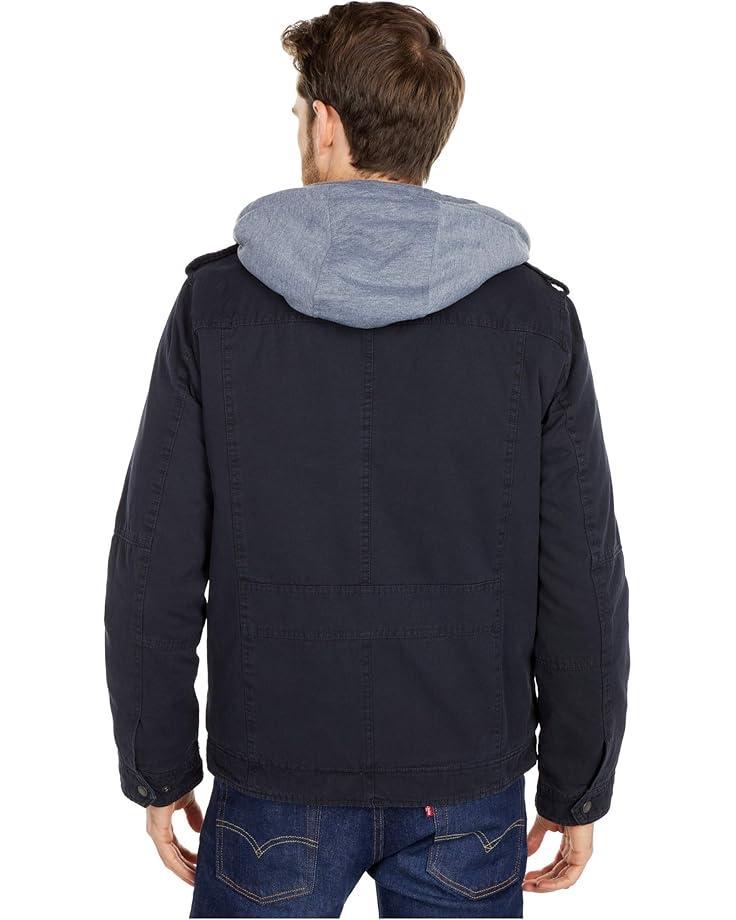 Men's Levi's® Two-Pocket Hoodie with Zip Out Jersey Bib/Hood and Sherpa Lining Product Image