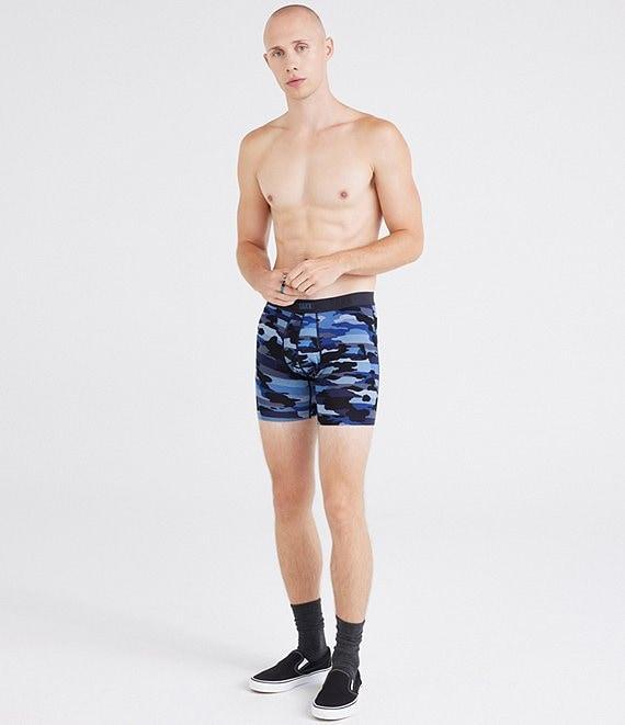 SAXX Big & Tall Vibe Xtra Cloudbank Camoflage 6#double; Inseam Boxer Briefs Product Image