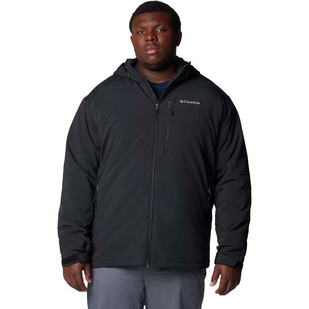 Big & Tall Columbia Gate Racer™ II Midweight Hooded Soft Shell Jacket, Men's, Size: 4XB, Black Product Image
