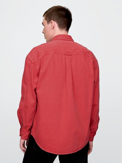 UltraSoft Denim Big Shirt Product Image