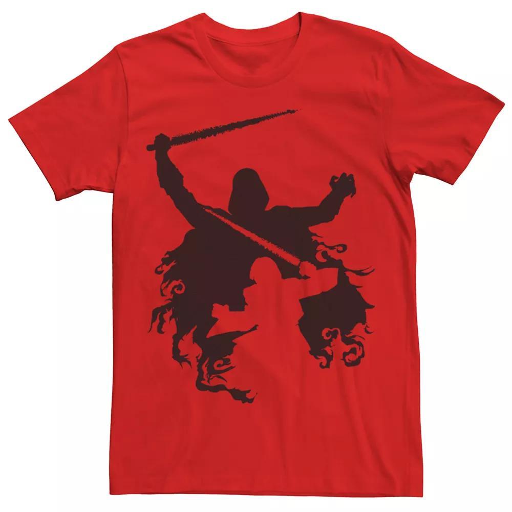 Men's Star Wars Boba Fett Grunge Profile Tee, Size: XL, Royal Grey Product Image